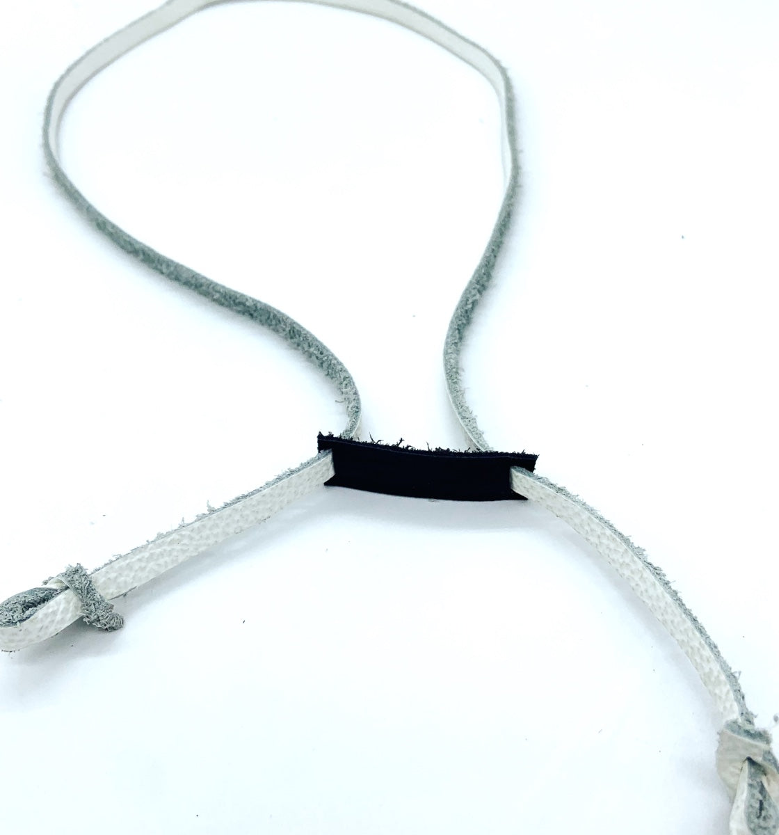 Straps - 100% Cuero Blanco