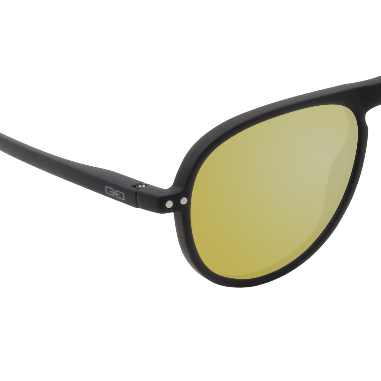 The Aviator Negro/Dorado Espejado