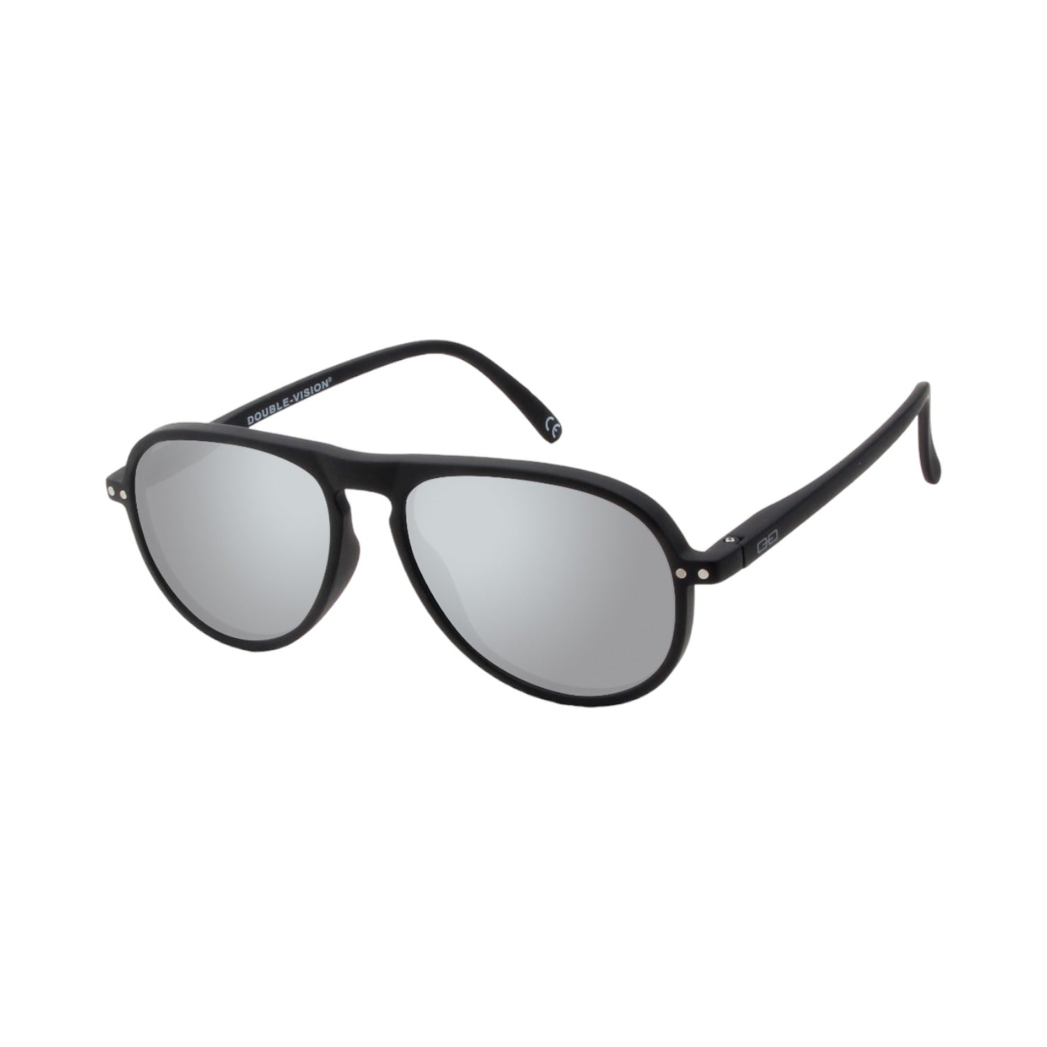 The Aviator Negro/Plata Espejado