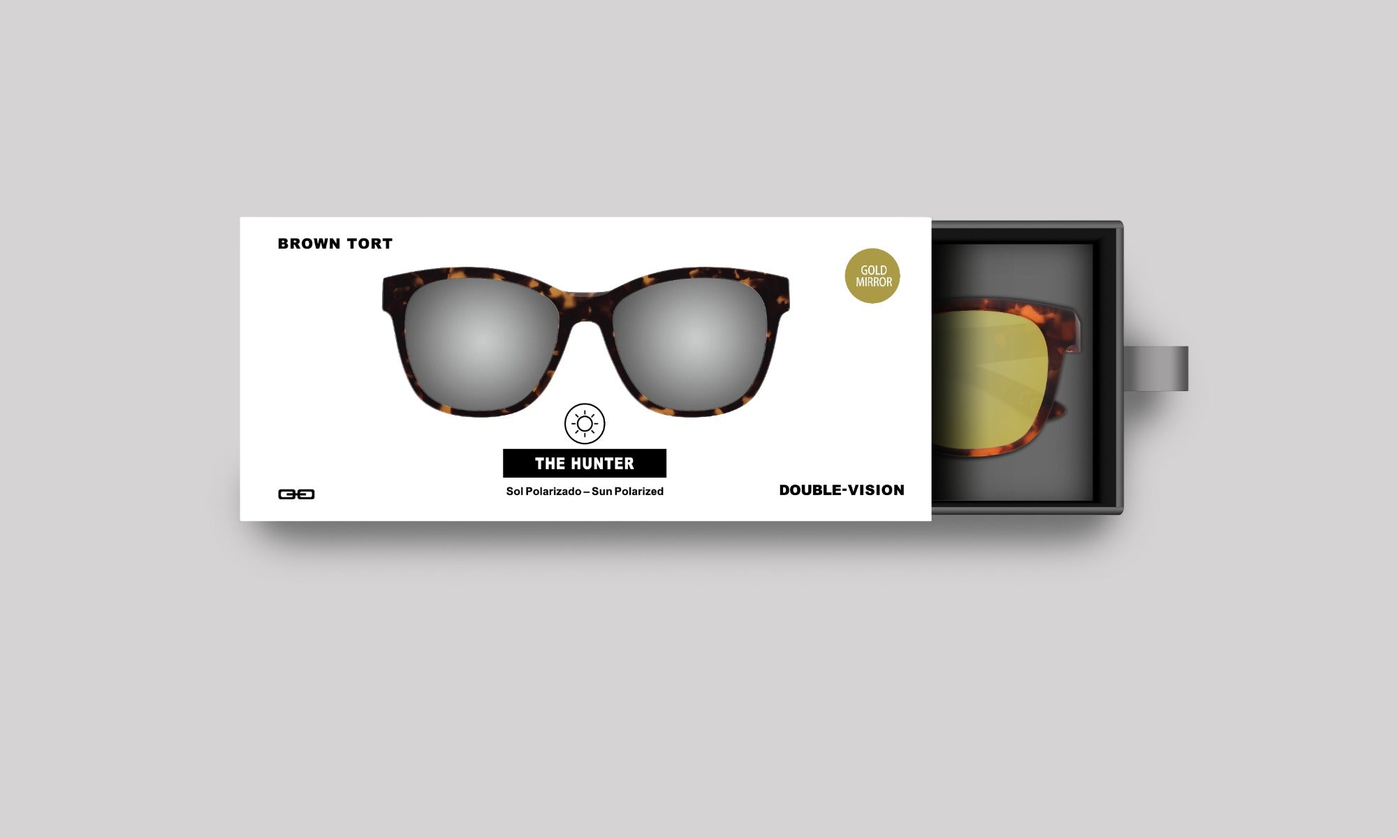 The Hunter Café Tort/Dorado Espejado