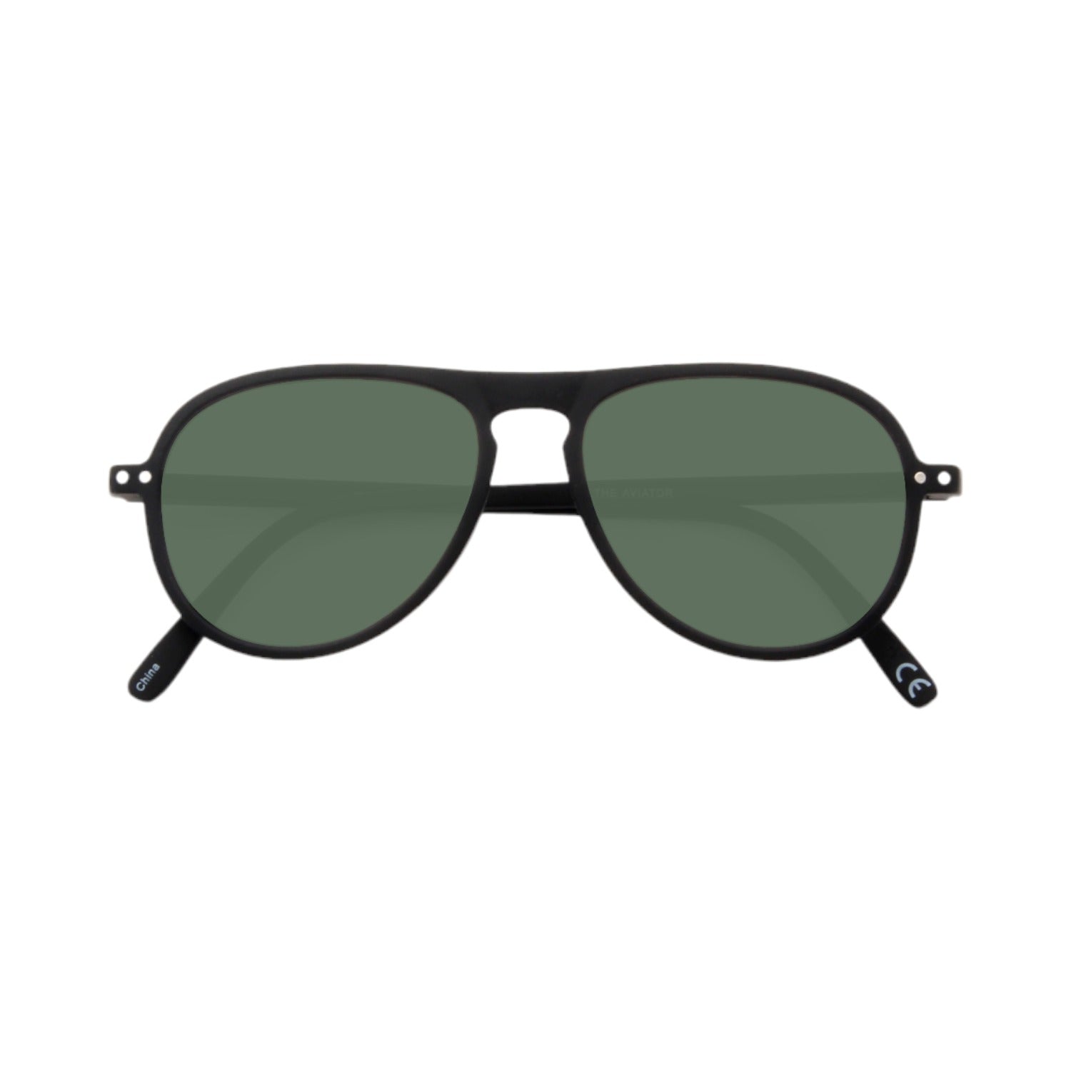 The Aviator Negro/Verde Pol