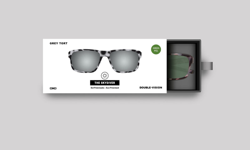 The Skydiver Gris Tort/Verde Pol